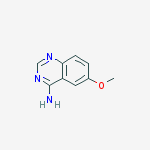 Structure of 6-METHOXY-QUINAZOLIN-4-YLAMINE