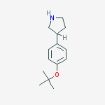 Structure of 3-(4-TERT-BUTOXY-PHENYL)-PYRROLIDINE