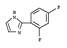 Structure of 2-(2,4-DIFLUORO-PHENYL)-1H-IMIDAZOLE