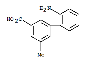 Structure of 2-AMINO-5-METHYL-BIPHENYL-3-CARBOXYLIC ACID