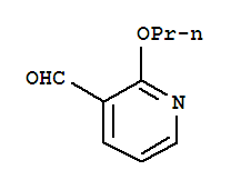 Structure of 2-PROPOXY-PYRIDINE-3-CARBALDEHYDE