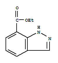 Structure of ETHYL 1H-INDAZOLE-7-CARBOXYLATE