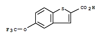 Structure of 5-TRIFLUOROMETHOXY-BENZO[B]THIOPHENE-2-CARBOXYLIC ACID