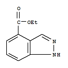 Structure of ETHYL 1H-INDAZOLE-4-CARBOXYLATE