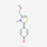 Structure of 4-(4-HYDROXYMETHYL-THIAZOL-2-YL)-PHENOL