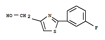 Structure of [2-(3-FLUORO-PHENYL)-THIAZOL-4-YL]-METHANOL