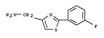 Structure of C-[2-(3-FLUORO-PHENYL)-THIAZOL-4-YL]-METHYLAMINE