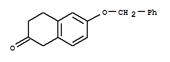 Structure of 6-BENZYLOXY-3,4-DIHYDRO-1H-NAPHTHALEN-2-ONE
