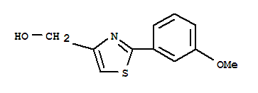 [2-(3-METHOXY-PHENYL)-THIAZOL-4-YL]-METHANOL结构式