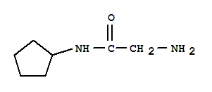 Structure of 2-AMINO-N-CYCLOPENTYL-ACETAMIDE