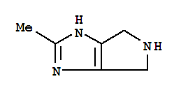 2-甲基-1,4,5,6-四氢吡咯并[3,4-D]咪唑结构式