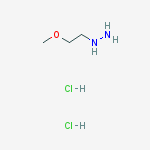 Structure of 2-methoxyethylhydrazine Dihydrochloride