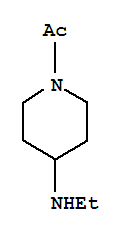 Structure of Ethanone, 1-[4-(ethylamino)-1-Piperidinyl]-