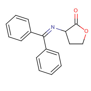 Structure of 2(3H)-Furanone, 3-[(diphenylmethylene)amino]dihydro-