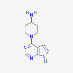 Structure of 5H-Pyrrolo[3,2-d]pyrimidine-4-carbonitrile