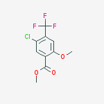 Structure of Methyl 5-chloro-2-methoxy-4-(trifluoromethyl)benzoate