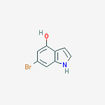 Structure of 6-bromo-1H-indol-4-ol