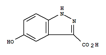 Structure of 5-HYDROXY-1H-INDAZOLE-3-CARBOXYLIC ACID