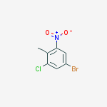 Structure of 4-Bromo-2-chloro-6-nitrotoluene