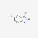 Structure of 3-Bromo-1H-Indazol-5-Ol