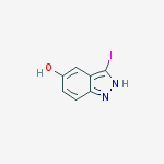 Structure of 3-iodo-2H-indazol-5-ol