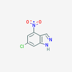 Structure of 6-Chloro-4-nitro-1H-indazole