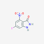 Structure of 6-Iodo-3-hydroxy-4-nitroindazole