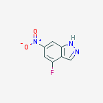 Structure of 4-Fluoro-6-nitro-1H-indazole