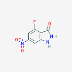 Structure of 4-Fluoro-3-hydroxy-6-nitroindazole