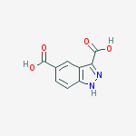 Structure of 3,5-Indazoledicarboxylic acid
