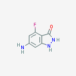 Structure of 6-Amino-4-fluoro-1H-indazol-3-ol