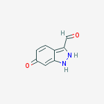 Structure of 6-Hydroxy-1H-indazole-3-carboxaldehyde