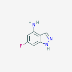 Structure of 4-AMINO-6-FLUOROINDAZOLE