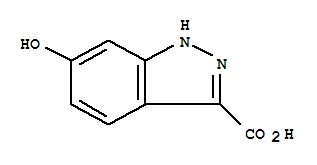 Structure of 7-BROMO-1H-INDAZOLE-3-CARBOXYLIC ACID