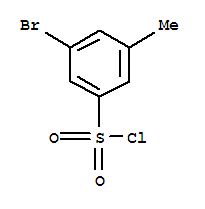 3-溴-5-甲基苯磺酰氯结构式