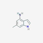 Structure of 1H-Indol-4-aMine, 6-Methyl-
