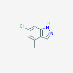 Structure of Methanone, 1H-indazol-5-yl-1-piperazinyl-
