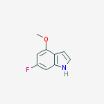 Structure of 6-Fluoro-4-methoxy-1H-indole