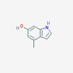 Structure of 4-Methyl-1H-indol-6-ol