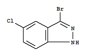 Structure of 3-Bromo-5-chloro-1H-indazole