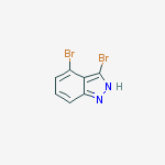 Structure of 3,4-Dibromo(1H)indazole