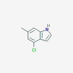 Structure of 4-Chloro-6-methyl-1H-indole
