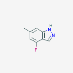 Structure of 4-Fluoro-6-methyl-1H-indazole
