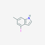 Structure of 4-Iodo-6-methyl-1H-indole