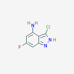 Structure of 4-Amino-3-chloro-6-fluoroindazole