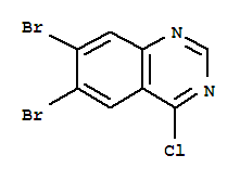 QUINAZOLINE, 6,7-DIBROMO-4-CHLORO-