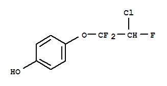 Structure of 4-(2-CHLORO-1,1,2-TRIFLUORO-ETHOXY)-PHENOL