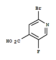 Structure of 2-Bromo-5-fluoroisonicotinic acid