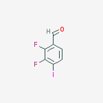 Structure of 2,3-DIFLUORO-4-IODOBENZALDEHYDE