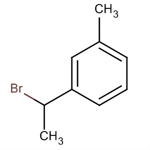 Structure of Benzene, 1-(1-bromoethyl)-3-methyl-